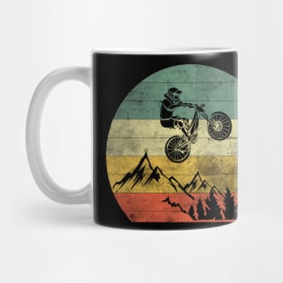 Mountain Bike Silhouette BMX MTB Downhill Gift Idea Mug